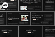 Gray Company Profile Google Slide, a Presentation Template by graphicook (Thumbnail 2 of 8)