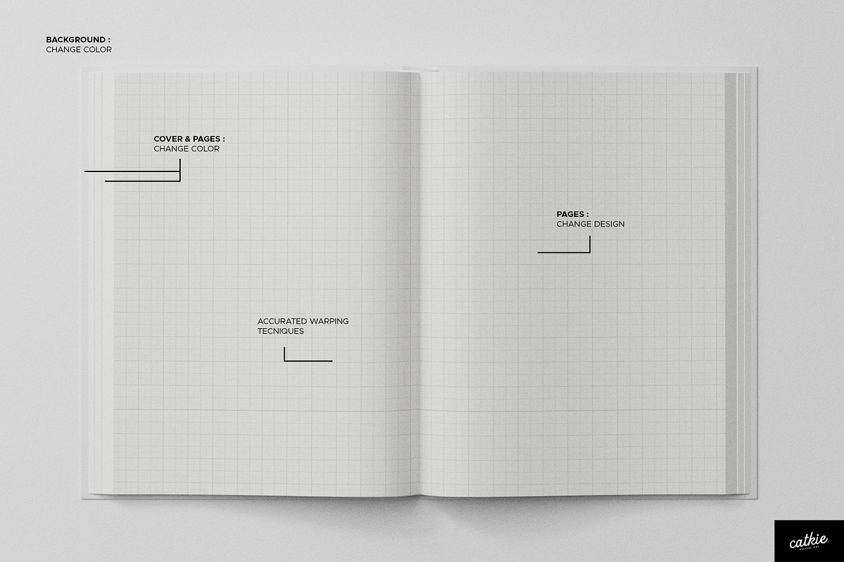 A4 Book Mockup Kit VOL 2, a Books & Magazine Mockup by Catkie - Digital Art (Photo 2 of 10)