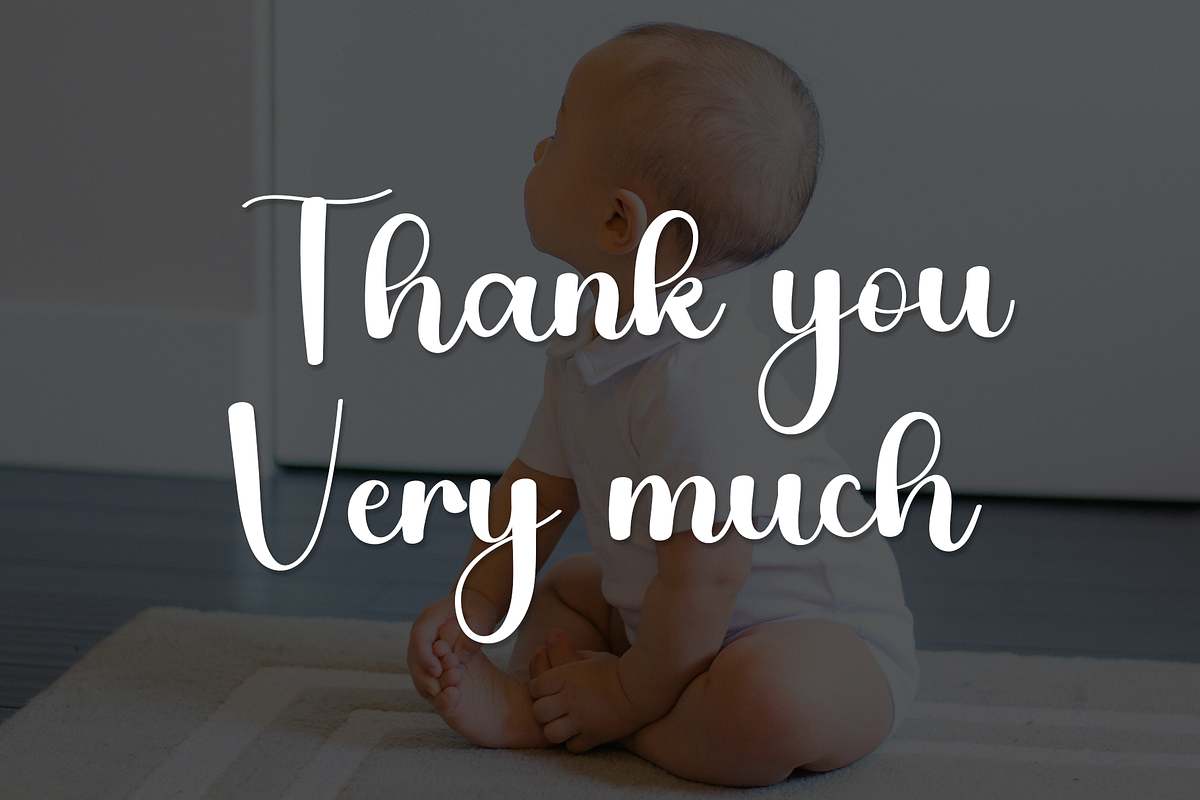 Baby Powder, a Handwritten Font by InermediaSTUDIO (Photo 6 of 7)