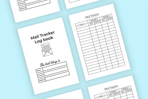 Mail Tracker Journal KDP Interior