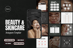 Beauty & Skincare Instagram Template