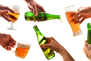 Hands Holding Beer Collection, a Food & Drink Photo by Davizro's Market