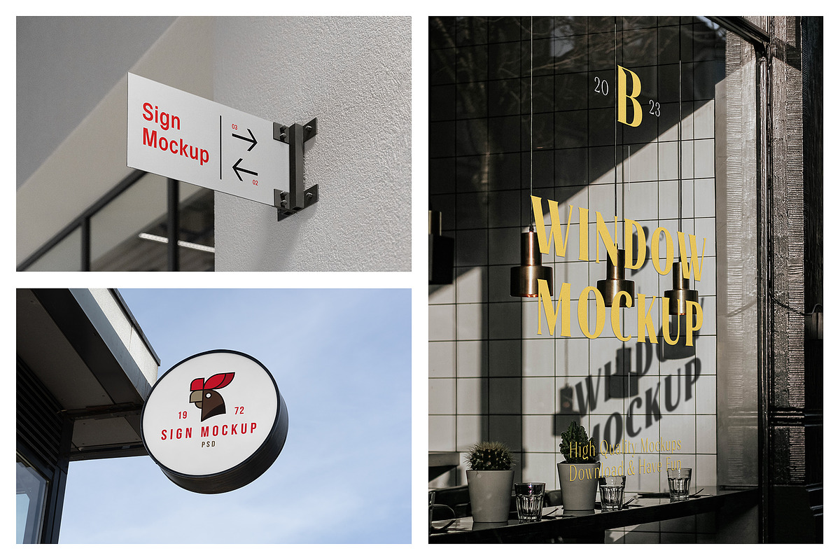 Signage Mockups vol.03 - Advertising, an Advertising Mockup by MockupForest (Photo 5 of 11)