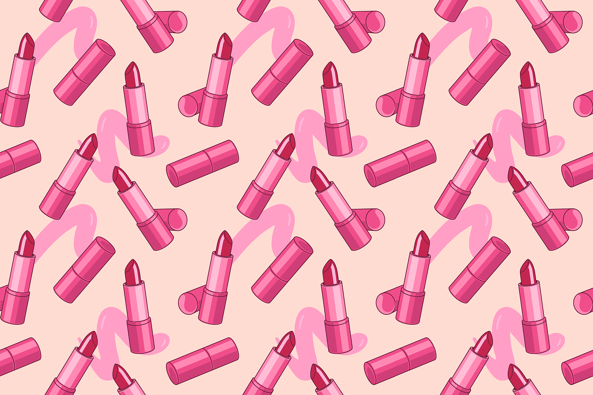 Lipsticks pattern, an Illustration by Cmeree (Photo 2 of 3)