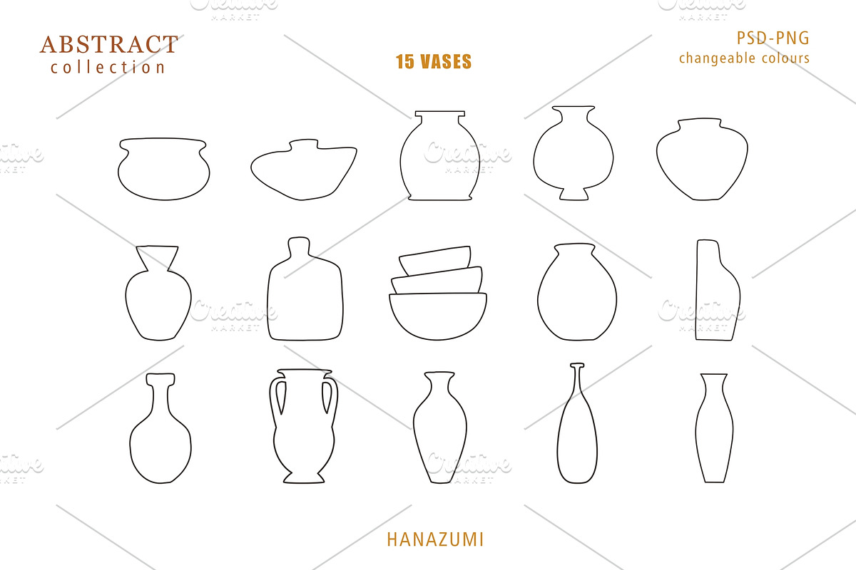 Modern Abstract & Botanical, an Illustration by Hanazumi (Photo 6 of 21)
