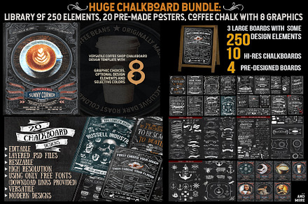  Ultimate Chalkboard Mega Bundle
