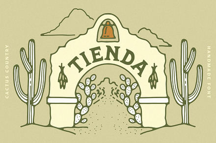 Tienda, a Serif Font by Cactus Country