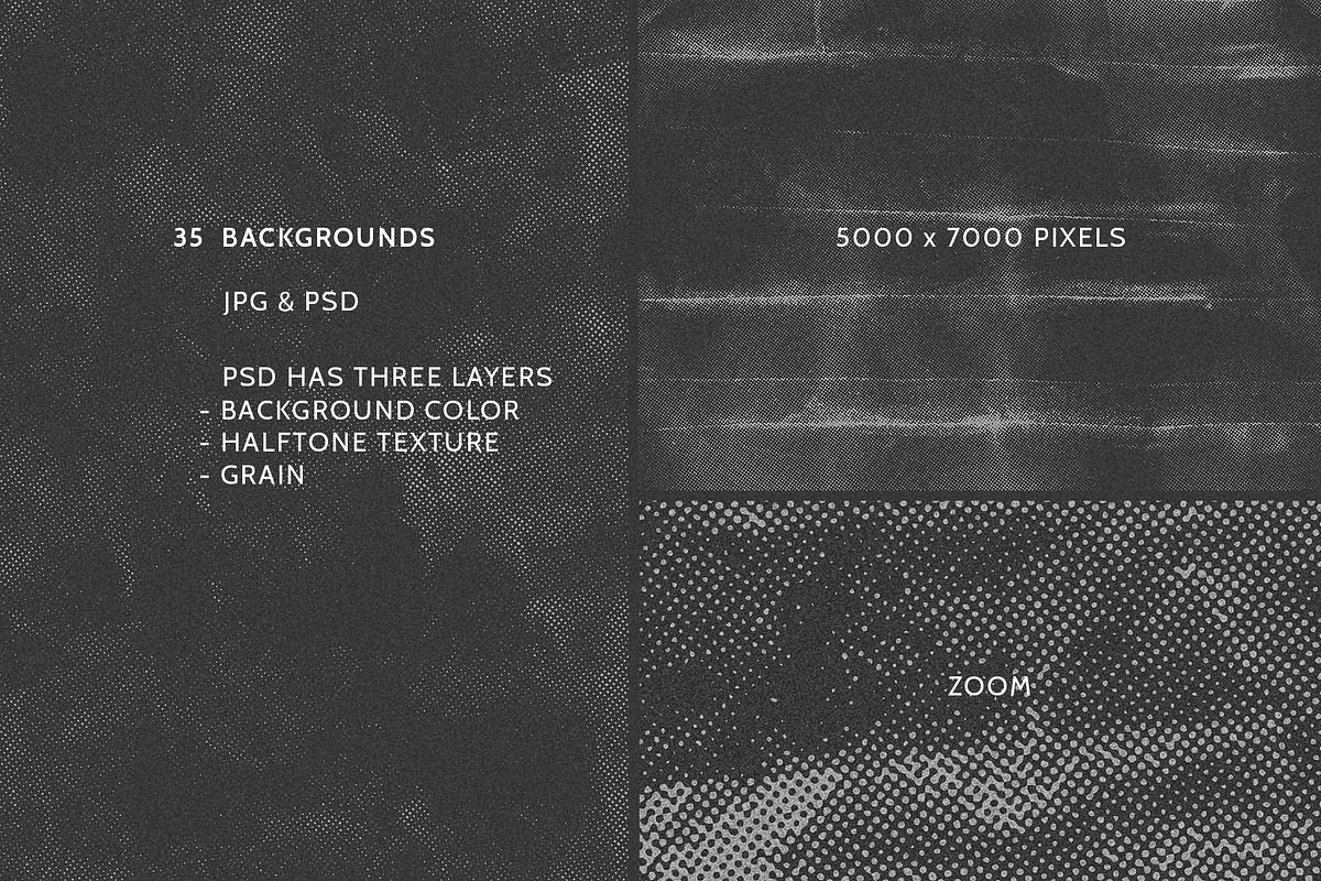 Crumpled Halftones, a Texture Graphic by Mera Pixels (Photo 2 of 7)