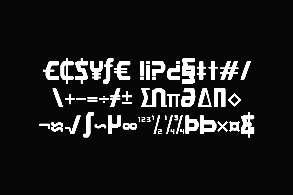 Gifasen - Techno Font, a Sans Serif Font by QR Design Studio (Photo 6 of 8)