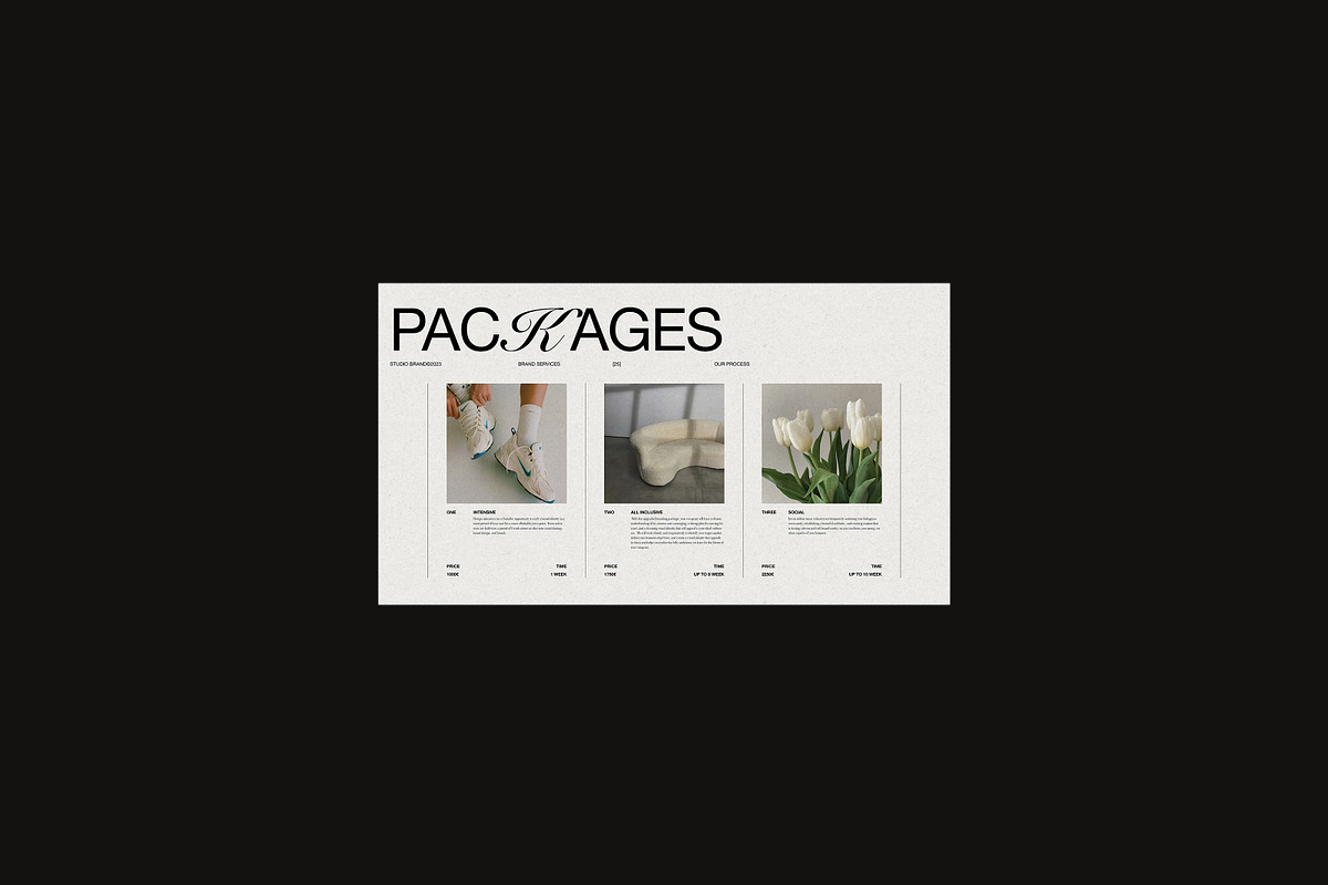 BLEU | Brand Services&Pricing Guide, a Magazine Template by Studio Brand (Photo 6 of 13)
