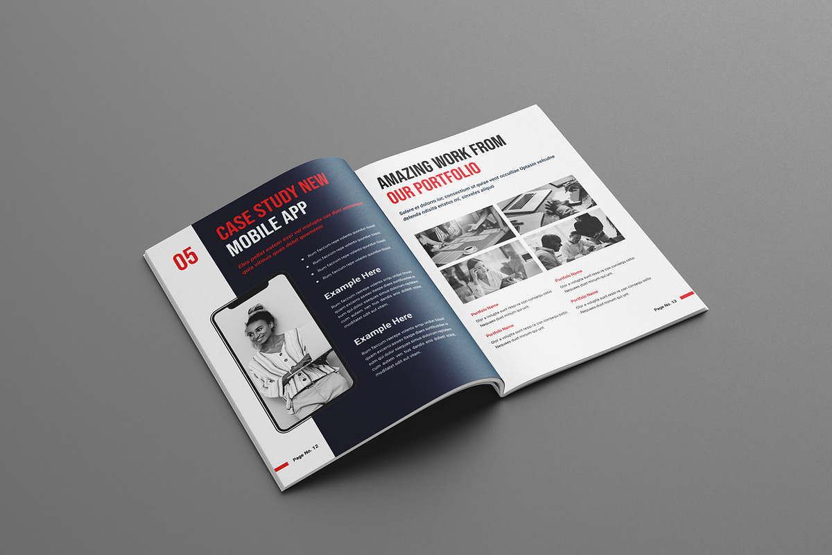Business Brochure Template, a Brochure Template by Seeing-art (Photo 7 of 11)