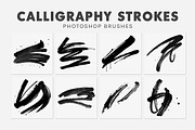 20 Calligraphy Strokes Brushes, a Brush Add-On by AB-TheDesigner (Thumbnail 3 of 4)