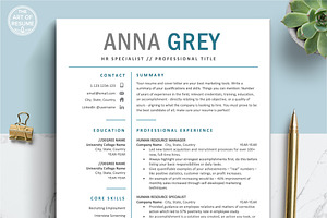 Custom Resume CV Template Design