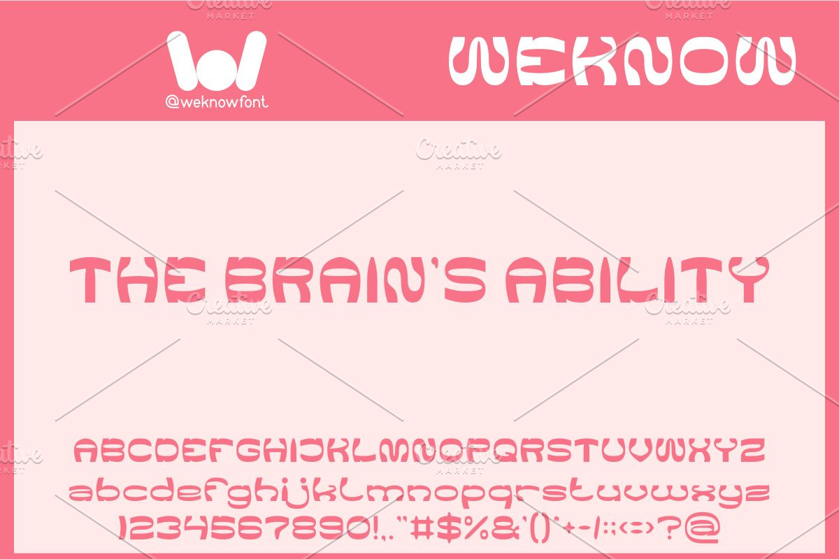 Neuroplasticity  font, a Font by weknow (Photo 2 of 8)