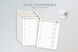 Real Estate Open House Sign In Sheet