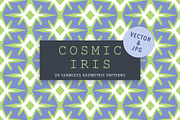 24 Cosmic Iris Geometric Patterns, a Pattern Graphic by Jennadesigns (Thumbnail 1 of 16)