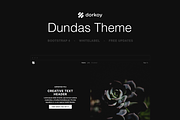 Dundas Theme, a Bootstrap Template by Dorkoy Themes (Thumbnail 1 of 4)