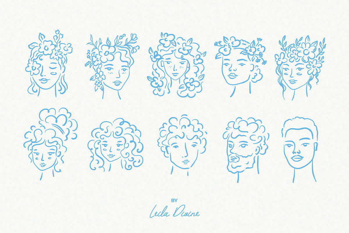 Hand Drawn Whimsy Spring, an Object Graphic by Leila Divine (Photo 13 of 21)