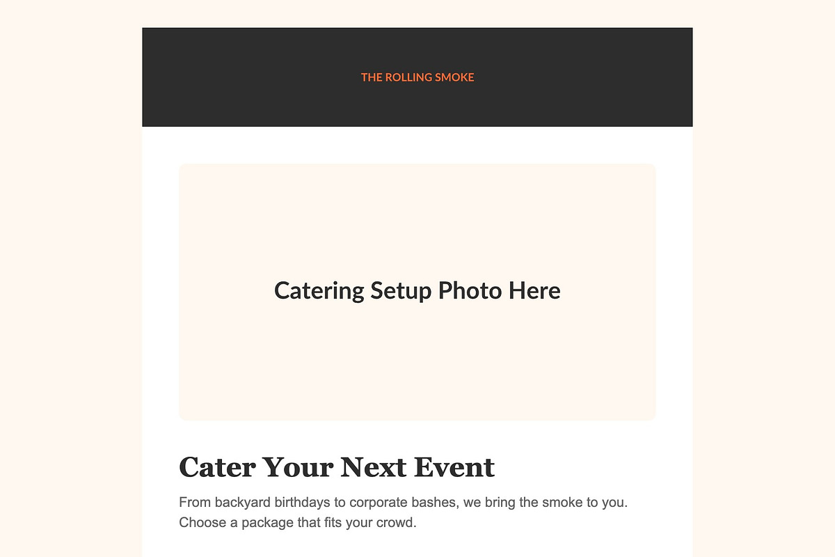 Food Truck Email Kit — 4 Emails, an Email Template by Art Club (Photo 4 of 4)
