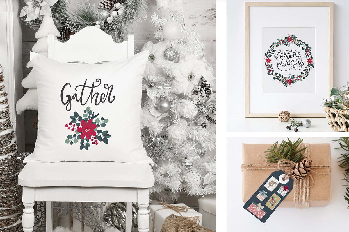 Farmhouse Christmas illustration, an Illustration by Cozy pattern shop (Photo 12 of 12)