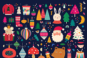 BEST CHRISTMAS BUNDLE 16 PRODUCTS, an Animal Illustration by MoleskoStudio (Thumbnail 46 of 56)