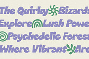 Maltique - Psychedelic Retro Font, a Sans Serif Font by Typia Nesia (Thumbnail 8 of 11)