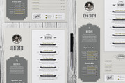 Retro Resume Template, a Resume Template by Easybrandz (Thumbnail 2 of 4)