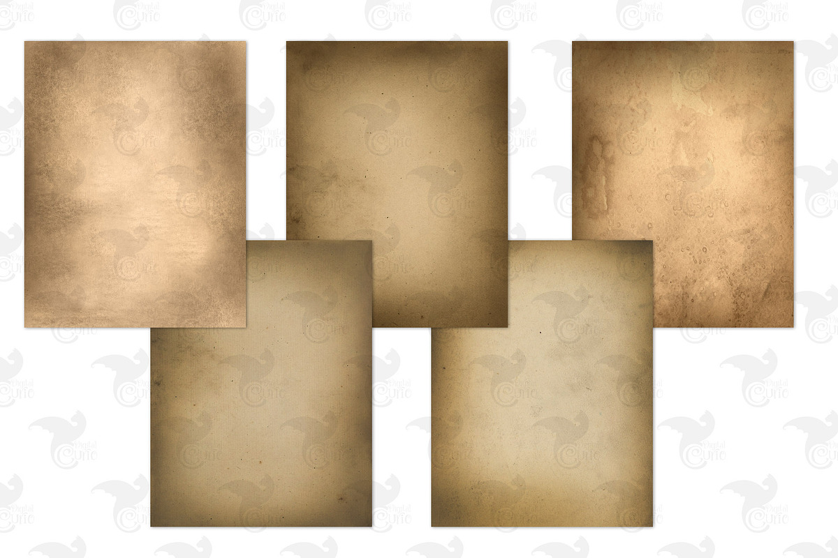 Ancient Paper Textures, a Texture Graphic by Digital Curio