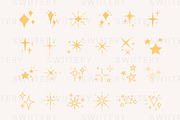 Sparking Star Clipart - Swiitery, a Decorative Illustration by Iconixar & Friends (Thumbnail 2 of 2)