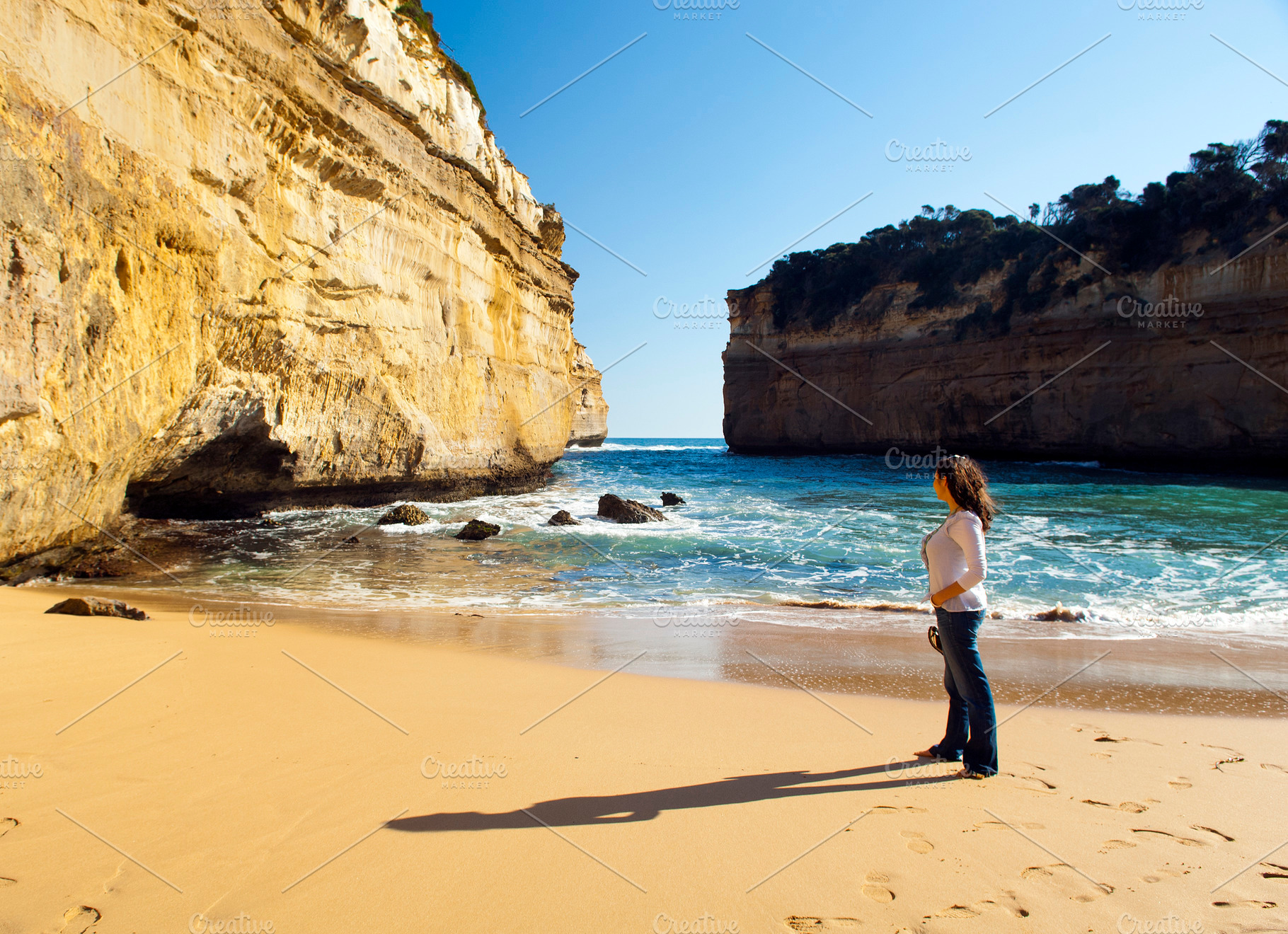 Woman At Loch Ard Gorge, a Person Photo by THP Creative