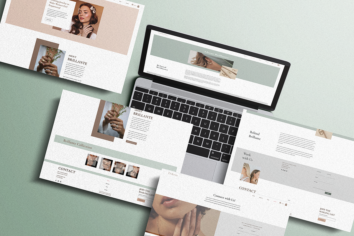 E-commerce Jewelry Website for Wix, a Shopify Template by Parrot Designs (Photo 2 of 4)