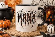 Retro Vintage Halloween Mama Bundle, an Object Graphic by Daisy Design (Thumbnail 8 of 21)