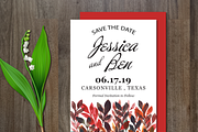 Watercolor Flower Wedding Suite, an Invitation Template by aticnomar (Thumbnail 3 of 5)