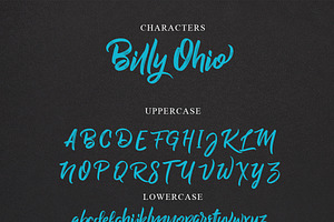 Billy Ohio Typeface