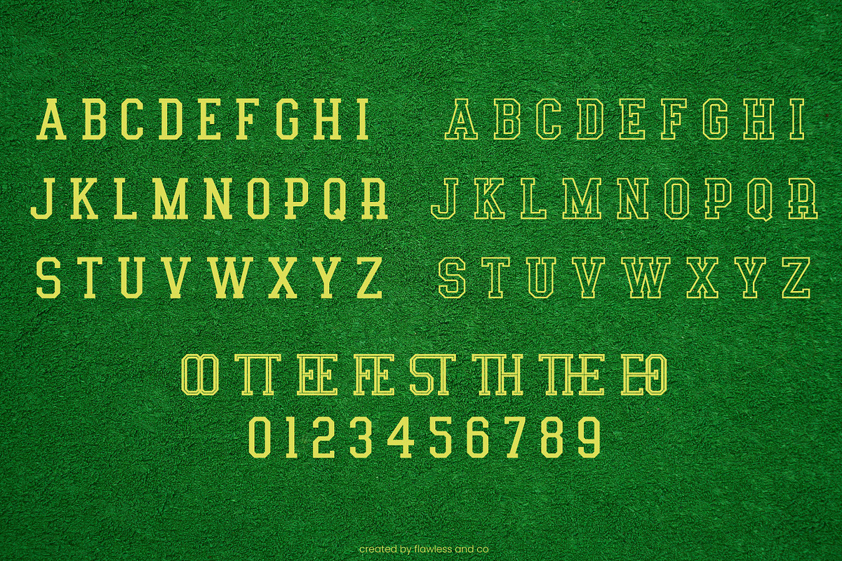 Iverson - Sports Serif Font, a Font by Flawless And Co (Photo 10 of 10)