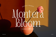 Montera Bloom Classic Serif Font, a Serif Font by Rasio Studio (Thumbnail 1 of 7)