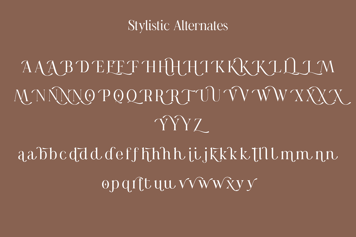 Casanova Elegant Serif Display, a Serif Font by Typetemp Studio (Photo 27 of 30)
