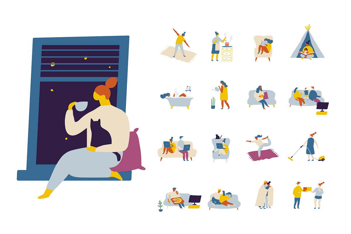 400+ Set of flat vector people, a Person Illustration by Vector_Art (Photo 20 of 24)