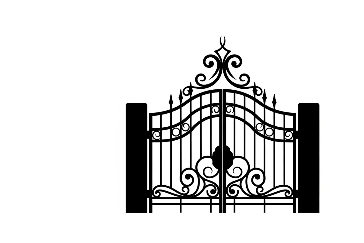 Ornate Iron Gate SVG Bundle, an Illustration by Designs_River (Photo 23 of 31)