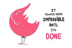Anything is possible!, an Animal Illustration by Irene Loal