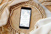 Dusty Blue Floral Graduation Evite, an Invitation Template by Digital_Mind (Thumbnail 3 of 3)
