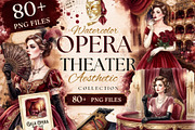 Watercolor Opera Theater Bundle, a Person Illustration by Tanya Kart (Thumbnail 13 of 13)