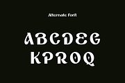 Chowag - Modern Stylish Font, a Sans Serif Font by Iqsiart Studio (Thumbnail 11 of 13)