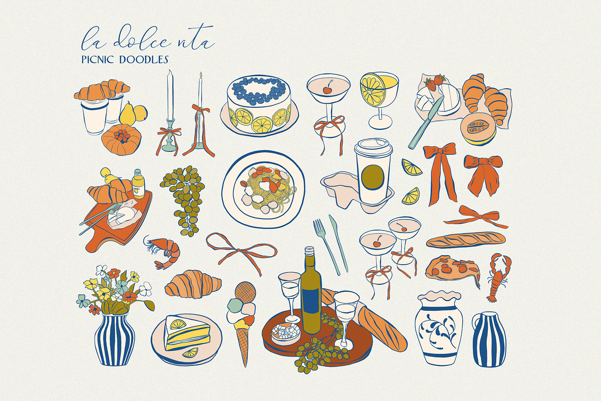 Italian Summer - La Dolce vita, an Object Illustration by lokko studio (Photo 2 of 9)
