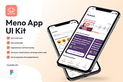 Meno App UI Kit, an UI Kit Template by theBrandLab.io (Thumbnail 5 of 7)