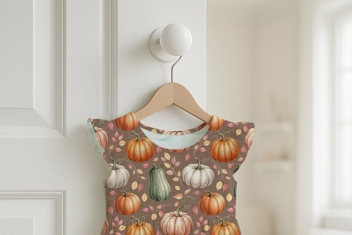 Autumn Pumpkins Seamless Pattern, a Pattern Graphic by Kreeya Art Shop (Photo 3 of 12)