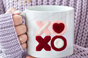 Valentine's Latch Hook PNG, XOXO, an Illustration by Dream Creation (Thumbnail 4 of 5)