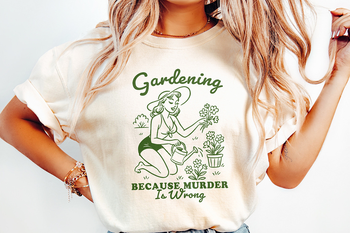 Gardening Because Murder Is Wrong, an Illustration by SharpMarketplace (Photo 3 of 9)