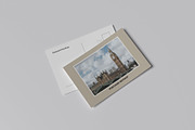 A6 Postcard Mockup, a Books & Magazine Mockup by Pexelyou (Thumbnail 3 of 6)