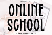 Online School, a Script Font by FreshTypeINK (Thumbnail 1 of 7)